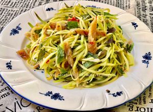 Hình của món Gỏi Xoài Cá Khô Sặc.