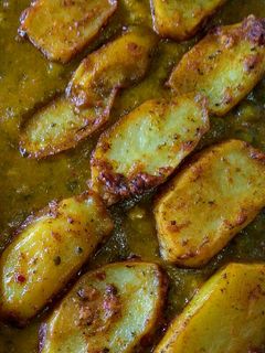 Una foto de Papas adobadas!