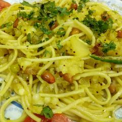 A picture of Panchratan poha.