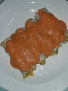 Una foto de Canelones de verduras y ventresca