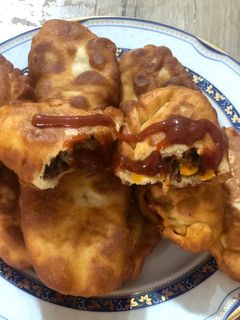 عکسی از دستور پیراشکی گوشت