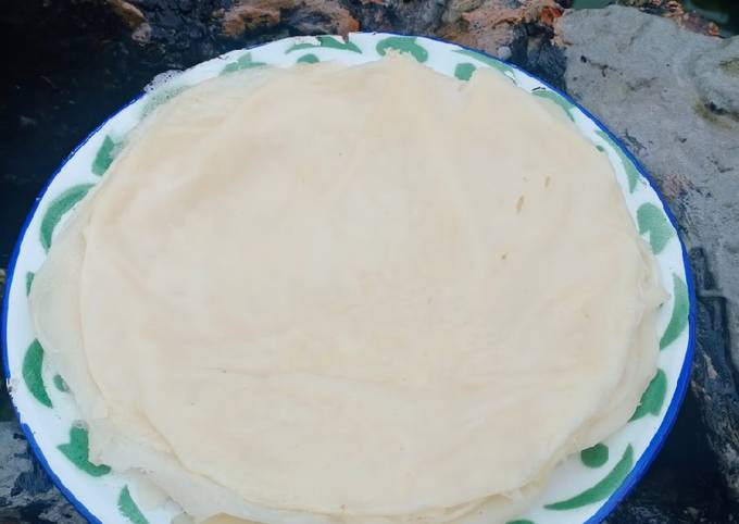 Ini dia! Cara  bikin Kulit Lumpia 3 Tepung dijamin enak