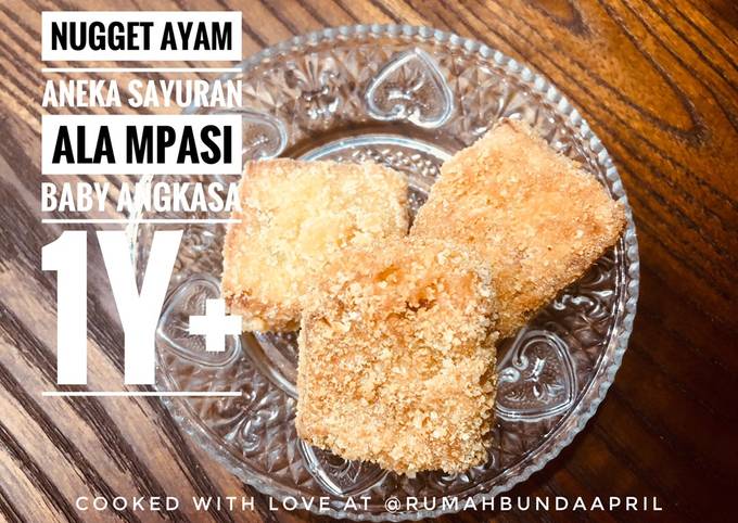 Nugget Ayam homemade dengan Sayuran & Keju ala Rumah Bunda April