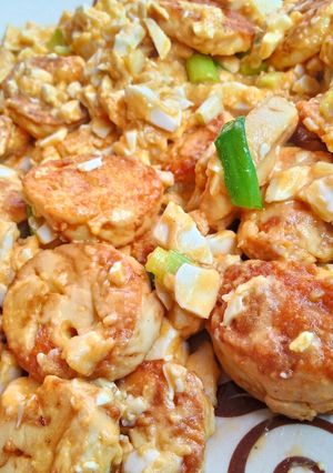 Foto resep Tofu telor asin maknyusss