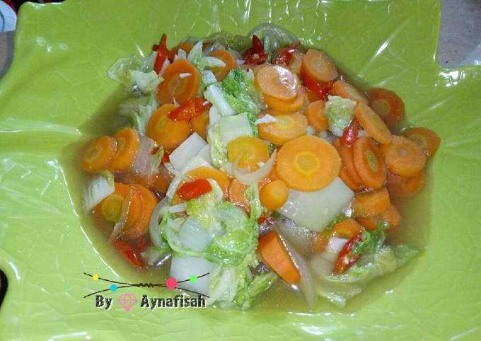 Resep Tumis Sawi Putih Wortel Saus Tiram Lombok Ijo Endes Ala Restoran