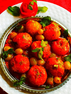 तरबूज और अंगूर की सब्जी (Tarbooz aur Angoor ki Sabzi Recipe in H रेसिपी मुख्य फोटो