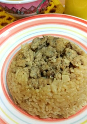 Foto resep Nasi Tim Ayam