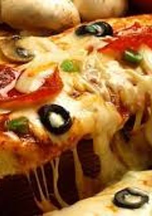 صورة لوصفة بيتزا