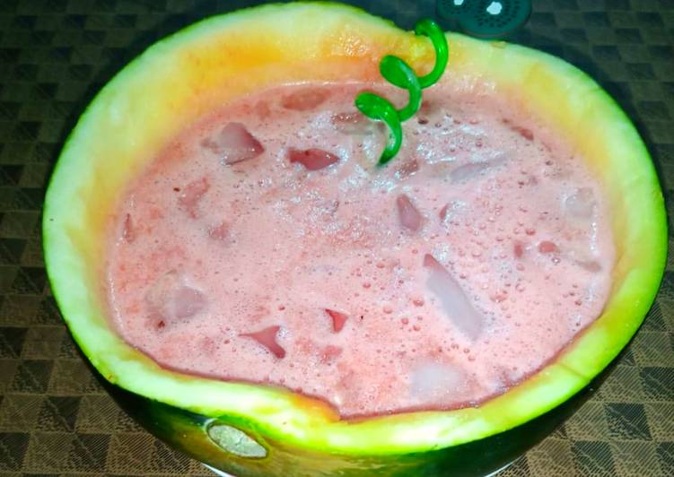 Easiest Way to Make Super Quick Homemade Watermelon Slush