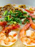 ข้าวต้มกุ้ง+เนื้อหอยลายปรุงรส