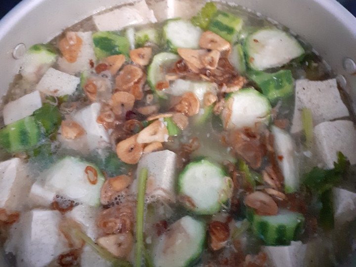 Resep Sop oyong tahu putih telur yang Lezat Sekali