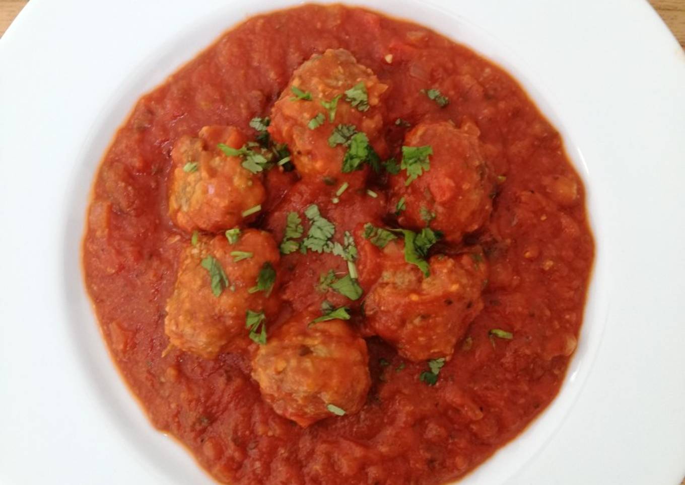 Albóndigas con salsa