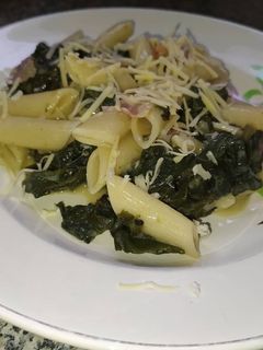 Spenótos penné (tejmentes) recept fotója