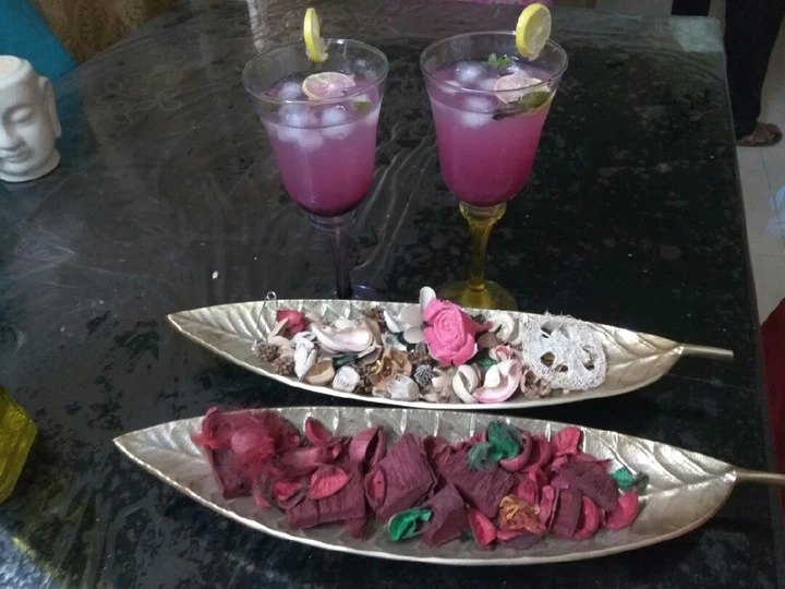 Easy Steps to Make Blue berry lemonade the So Delicious So Delicious