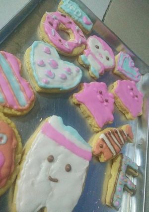 Foto resep Cookies hias bentuk SQUISHY