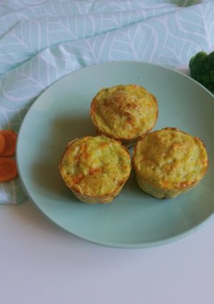 O poză a rețetei Budincă de quinoa cu broccoli și morcov.