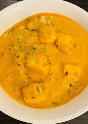 A picture of Methi malai paneer recipe.