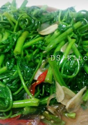 Foto resep Cah Kangkung Super Simple dan Dijamin Ijo Royo-Royo