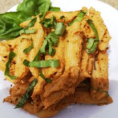 A picture of Vodka (or not) Pasta Sauce - oil free & VEGAN.