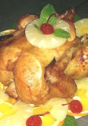 Una foto de Pollo a la naranja (horneado)🇵🇪