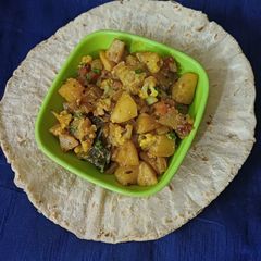 A picture of Aloo gobhi sabji.