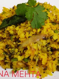 अंकुरित मूंग के पोहे (Ankurit moong ke pohe recipe in Hindi) रेसिपी मुख्य फोटो