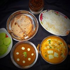 A picture of Punjabi (karwachauth)dinner.