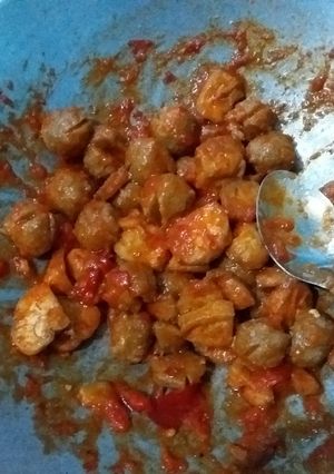 Foto resep Tahu bakso sambal paprika