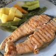 Salmón a la plancha con verduras
