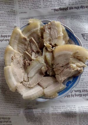 Hình của món Thịt luộc ngon như nhà hàng.