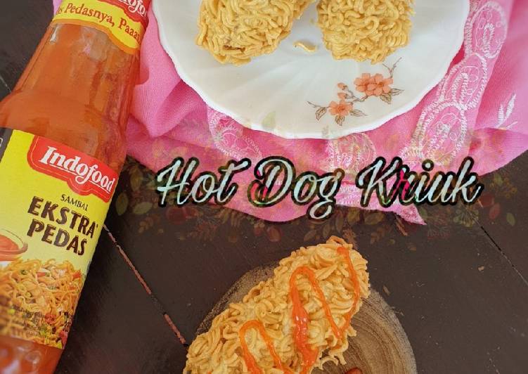 Bagaimana Membuat Hot Dog Kriuk/Krispy, Bikin Ngiler