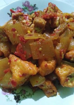 Foto resep Sambal Kikil tahu tempe