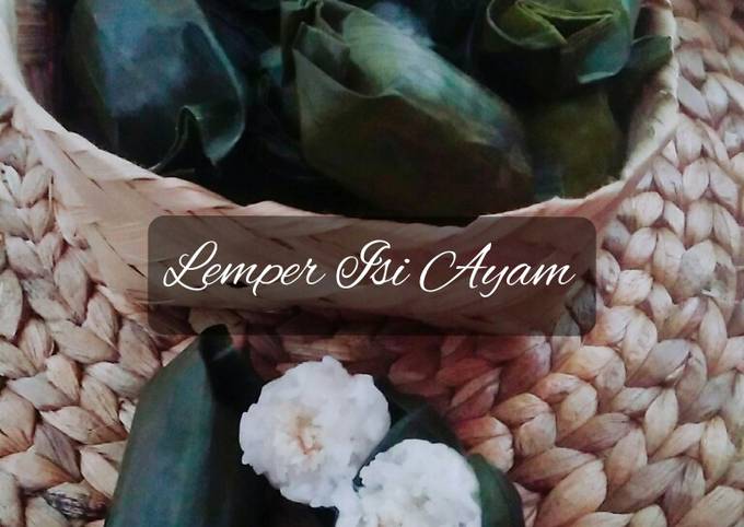 Lemper Isi Ayam