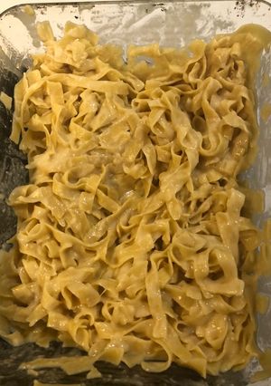 Una foto de Fettuccine Alfredo