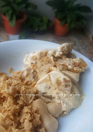 Foto resep Keto Ice Cream : Bulletproof Coffee & Butter Pecan