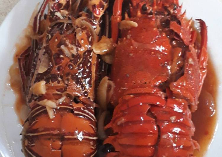 Resep Lobster asem manis, Enak Banget