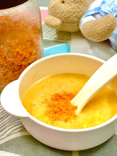 Hình của món Chà Bông Cá Hồi (Ruốc Cá Hồi) Ăn Dặm.