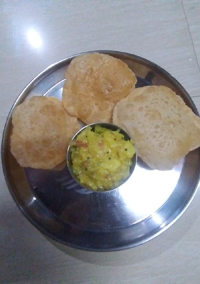 பூரி கிழங்கு மசாலா செய்முறை முக்கிய புகைப்படம்