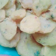 Aloo ke pakore A picture of Aloo ke pakore.