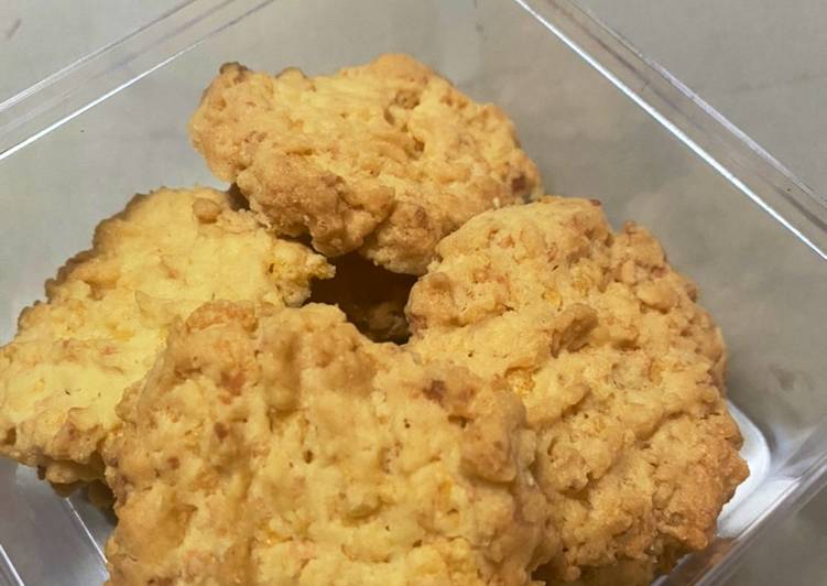 Bagaimana Membuat Cornflake Cheese Cookies Anti Gagal