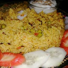 A picture of Vegetable Pulao or tehri.