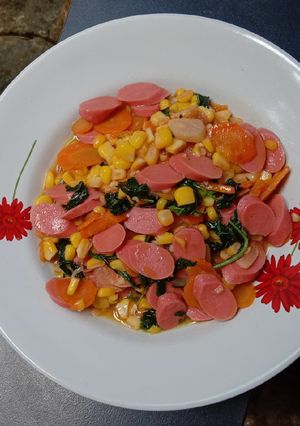 Foto resep Tumis sosis sayuran sederhana