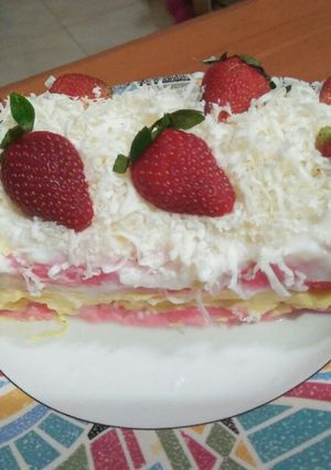 Foto resep Strawbery Layer Cake