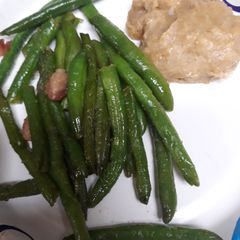 Skye's Green Beans and Ham A picture of Skye's Green Beans and Ham.