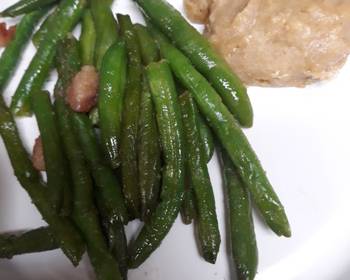 Easy Fast Cooking Skyes Green Beans and Ham Home Style