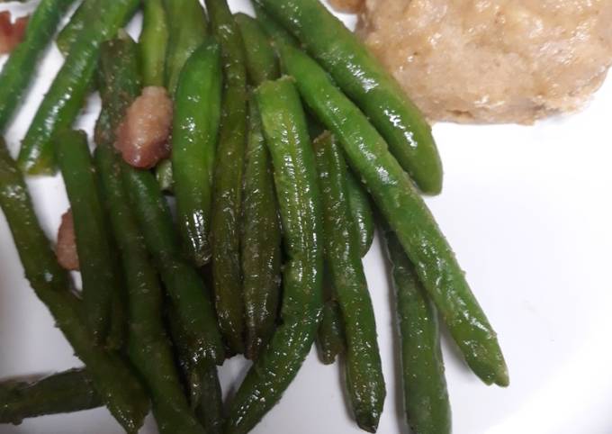 Recipe of Super Quick Homemade Skye&#39;s Green Beans and Ham