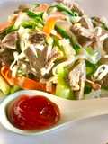Stir-Fried Pho Noodles with Duck Giblets