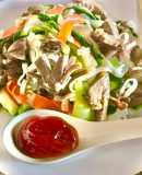 Phở xào lòng vịt