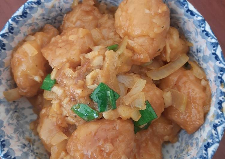 Resep Ayam saus pedas manis Lezat