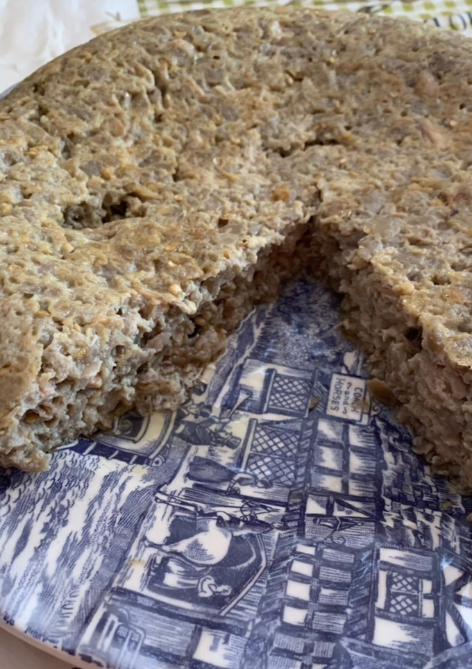 Una foto de Tortilla de berenjena y atún en Thermomix